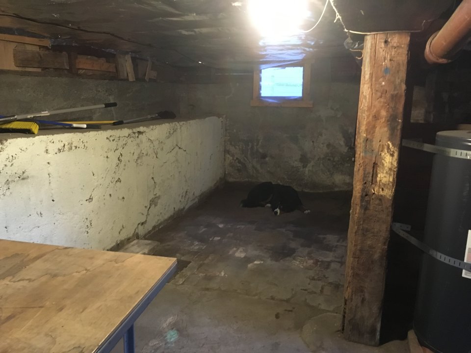 Photo of basement completed
